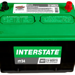 MT34 Interstate Battery - Silver