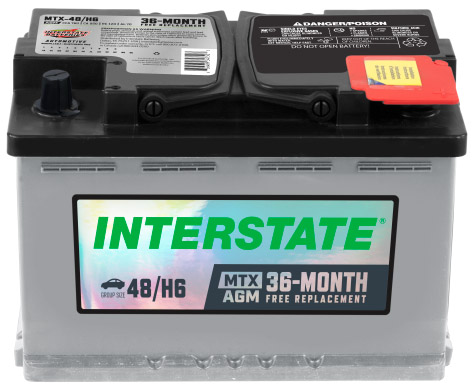 MTX48/H6 Interstate Battery - Platinum - AGM (Absorbed Glass-Mat)